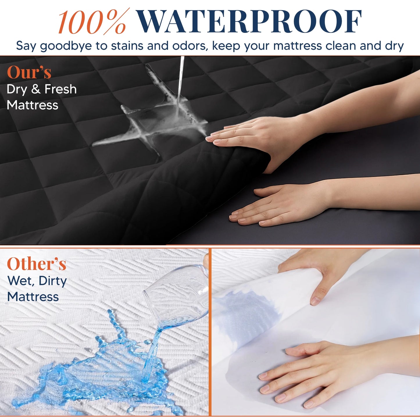 Breathable Twin XL Mattress Pad