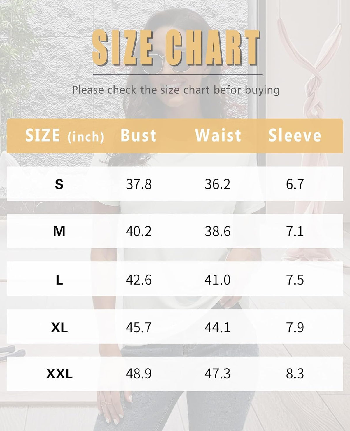 3 Piece Basic T Shirts for Women Crew Neck Plain Tshirts