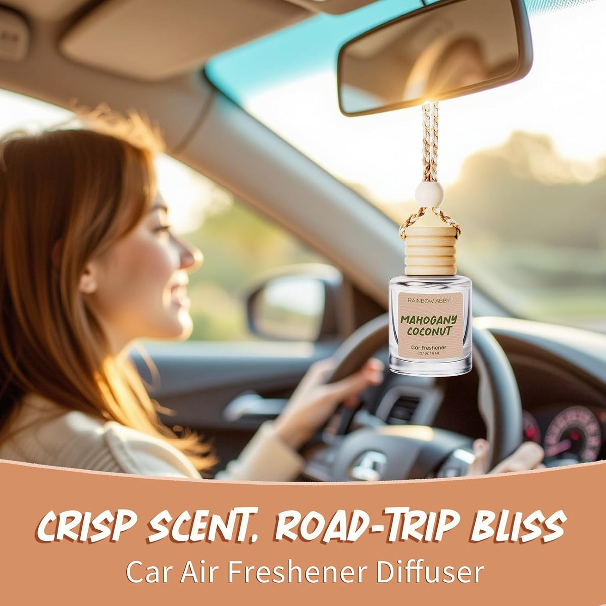 Mahogany Coconut Car Fragrance Diffuser