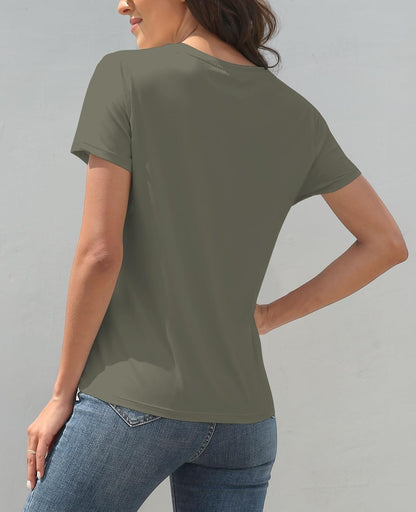 3 Piece Basic T Shirts for Women Crew Neck Plain Tshirts