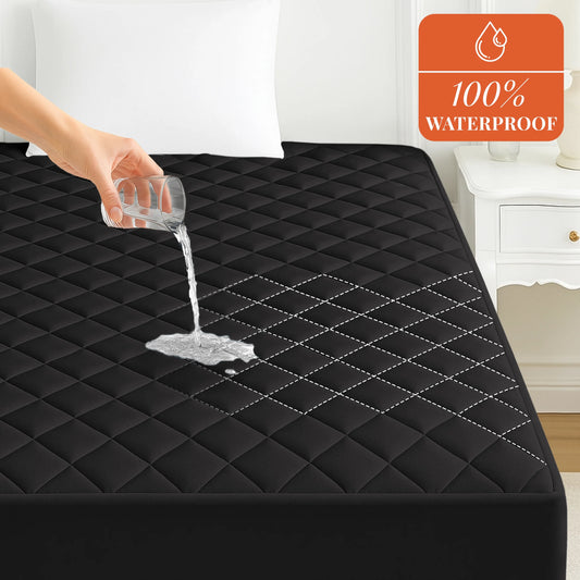 Lux Decor Quilted Waterproof Mattress Pad Twin XL