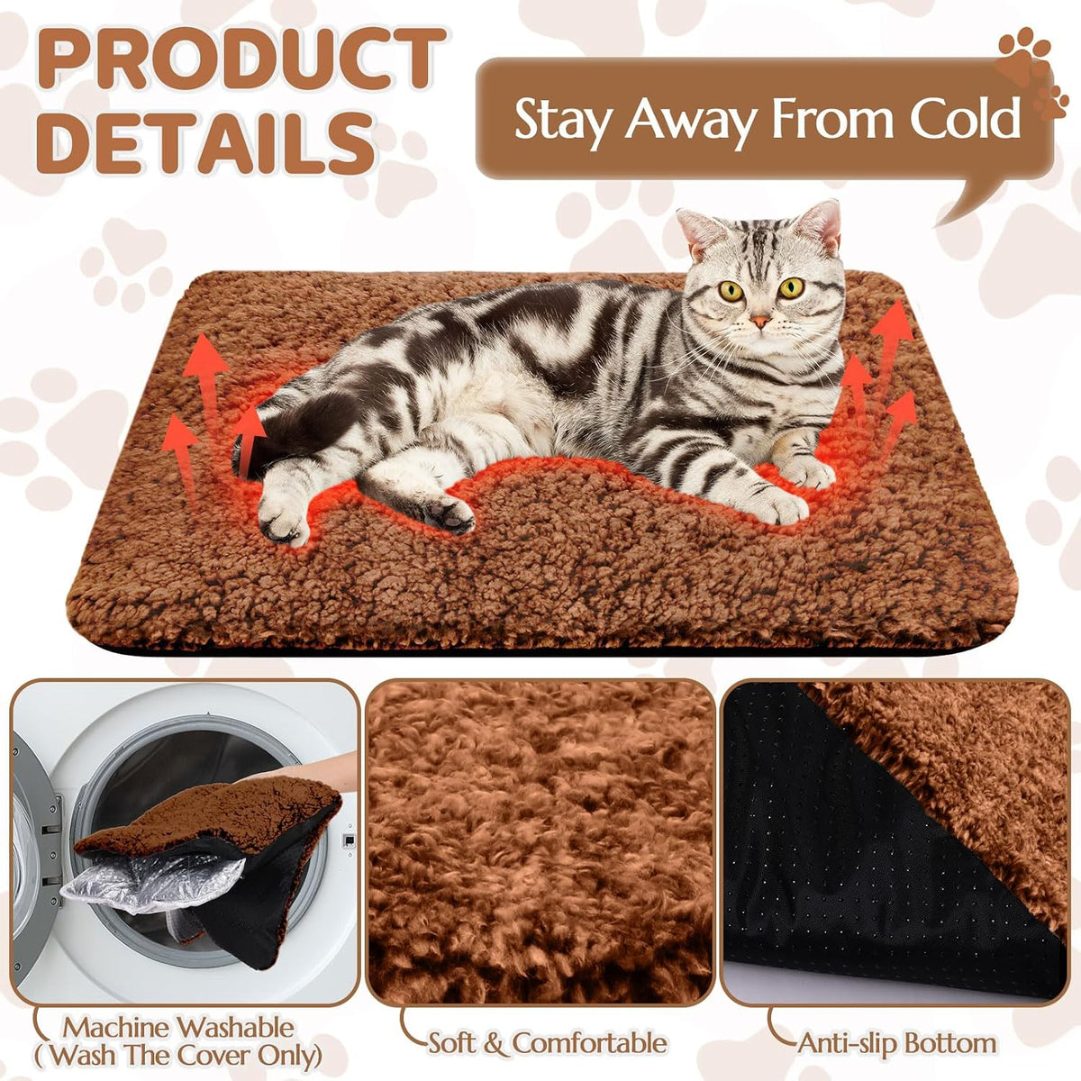 Washable Cat Heating Pad