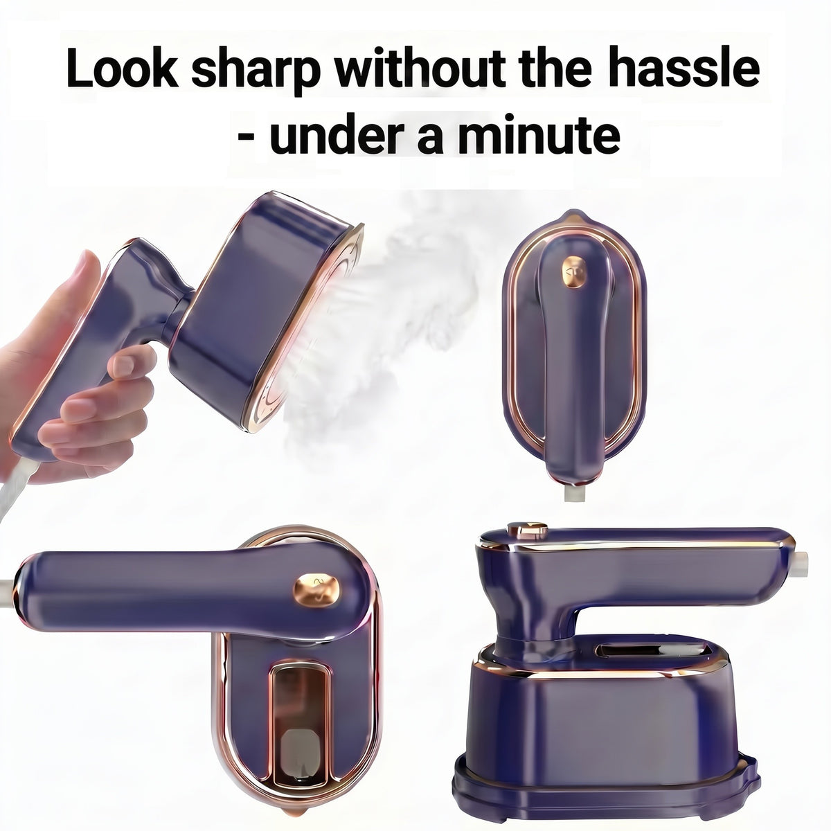 SteamFit 2.0 — Portable Garment 2-in-1 Steamer & Iron