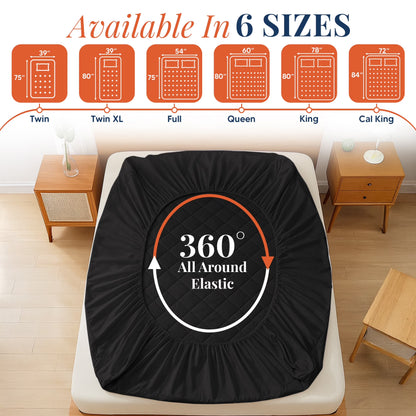 Soft Quilted Waterproof Mattress Pad