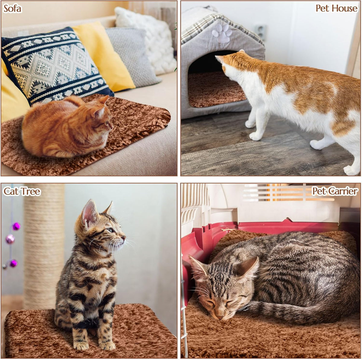 Brown Cat Comfort Mat