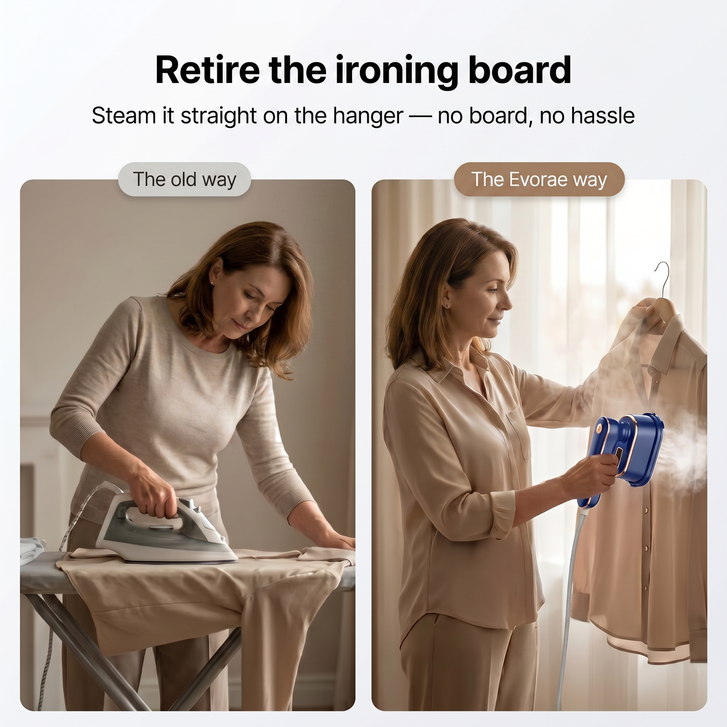 SteamFit 2.0 — Portable Garment 2-in-1 Steamer & Iron